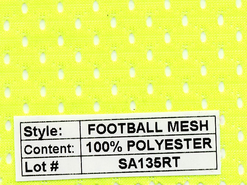 Football Mesh 100% Polyester